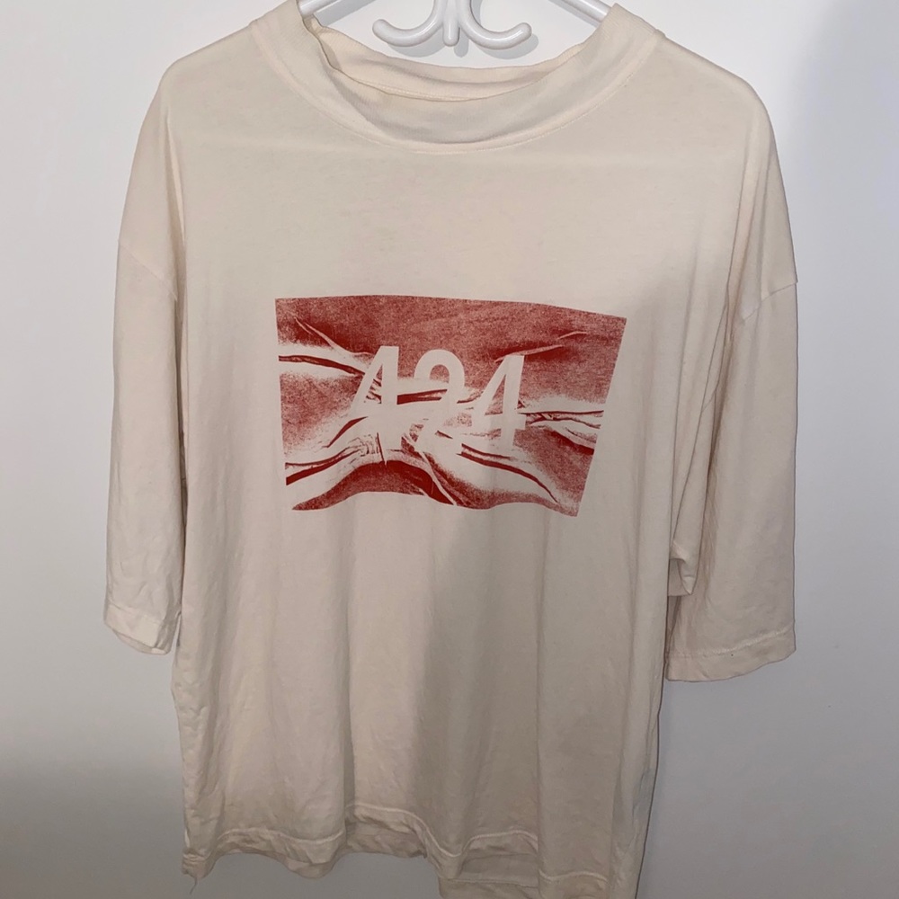 424 White Oversized T-Shirt